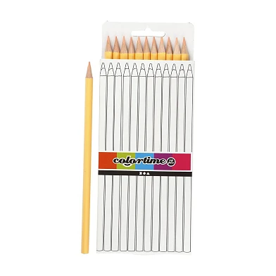 Crayons de couleur triangulaires – Couleur peau, 12 pièces.