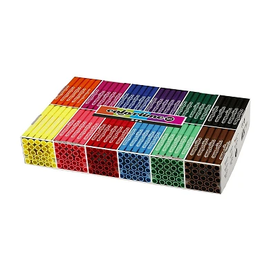 Paquet en vrac de 12 x 24 marqueurs Jumbo colorés