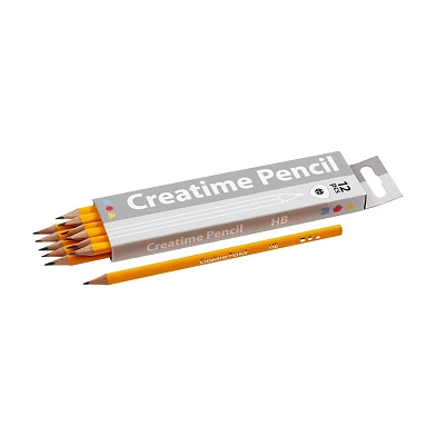 Crayons HB Dureté - Épaisseur 7 mm, 12 pcs.