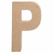 Letter Papier-maché - P, 20,5cm