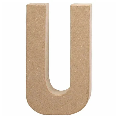 Letter Papier-maché - U, 20,5cm