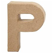 Letter Papier-maché - P, 10cm