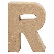 Letter Papier-maché - R, 10cm