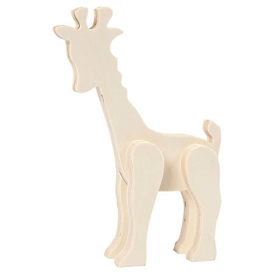 Figurine Animal en Bois - Girafe