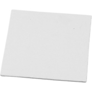 Leinwandpaneel Weiß, 12,4 x 12,4 cm