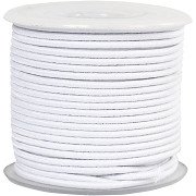 Elastikstärke 2 mm Weiß, 25 m