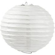 Reispapierlampe Weiß, 35cm