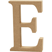 Letter E MDF 8cm, 1st.