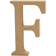 Letter F MDF 8cm, 1st.