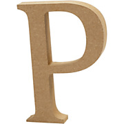 Letter P MDF 8cm, 1st.