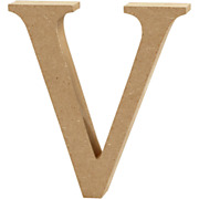 Letter V MDF 8cm, 1st.