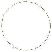 Metalldrahtring Gold, 30cm