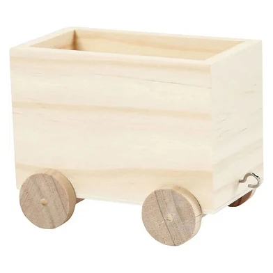 Wagon de train en bois