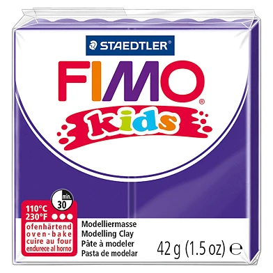 Fimo Kids Pâte à Modeler Violette, 42gr