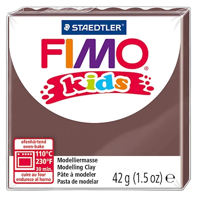Fimo Kids Pâte à Modeler Marron, 42gr