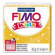 Fimo Kids Pâte à Modeler Paillettes Or, 42gr