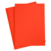 Farbkarton klar rot A4, 20 Blatt
