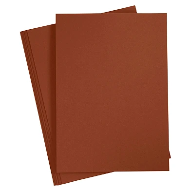Carton coloré marron foncé A4, 20 feuilles