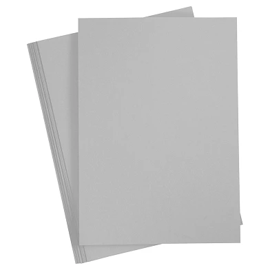 Carton coloré gris acier A4, 20 feuilles