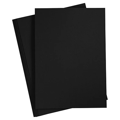 Carton coloré Noir Carbone, A4, 20 feuilles
