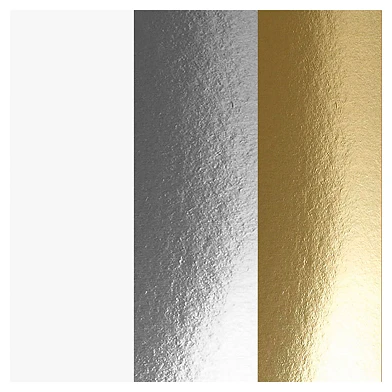 Plus-Farbstifte – Gold, Silber, gebrochenes Weiß