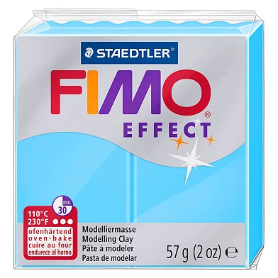 Pâte à modeler Fimo Effect Bleu Néon, 57gr