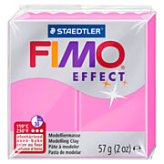 Pâte à Modeler Fimo Effect Rose Fluo, 57gr