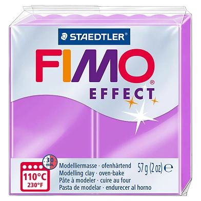 Pâte à modeler Fimo Effect Violet Néon, 57gr