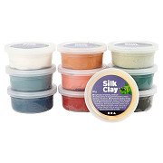 Silk Clay, Pastelkleuren, 10dlg.