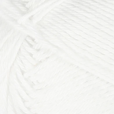 Fil de coton, Blanc, 50gr, 170m