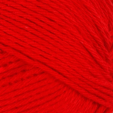 Fil de coton, Rouge foncé, 50gr, 170m