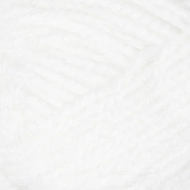 Fil acrylique, Blanc, 50gr, 80m