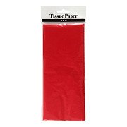 Papier de soie Rouge 10 Feuilles 14 gr, 50x70cm