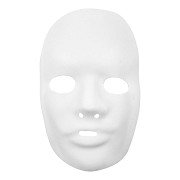 Masque en plastique blanc, 24x25,5 cm