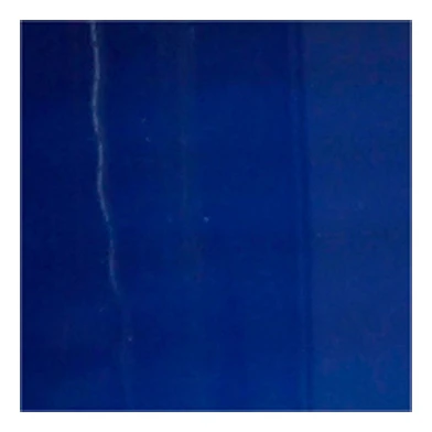 Stylo Opaque en Verre et Porcelaine - Bleu Foncé