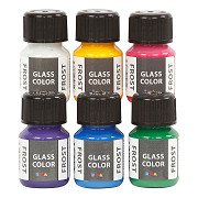 Glass Color Frost Glasverf Kleur, 6x30ml