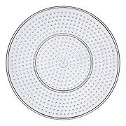 Plaque de perles thermocollante Circle Clear, 15 x 15cm