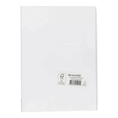 Farbiger Karton, weiß, A4, 210–220 g, 10 Blatt