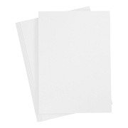 Carton coloré blanc A4 210-220g, 10 feuilles