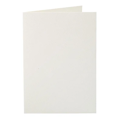 Kaarten Off-white 10,5x15cm, 10st.
