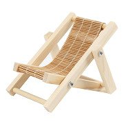 Mini chaise de plage en bois