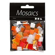 Mini Mosaïque Rouge/Orange 1x1mm, 25 grammes