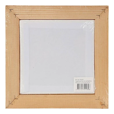 Panneau de toile avec cadre, 20,8x20,8 cm