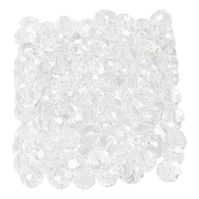 Facettierte Perlen Kristall, 100 Stück.