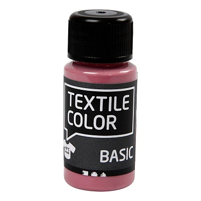 Peinture textile semi-opaque Textile Color - Rose foncé, 50 ml