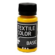 Peinture textile semi-opaque Textile Color - Jaune primaire, 50 ml