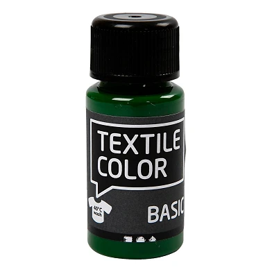Peinture textile semi-opaque Textile Color - Vert olive, 50 ml