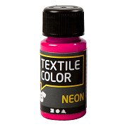 Peinture textile opaque Textile Color - Rose fluo, 50 ml