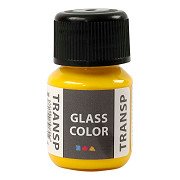 Peinture transparente Glass Color - Jaune citron, 30 ml