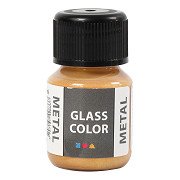 Peinture métallique couleur verre - Or, 30 ml